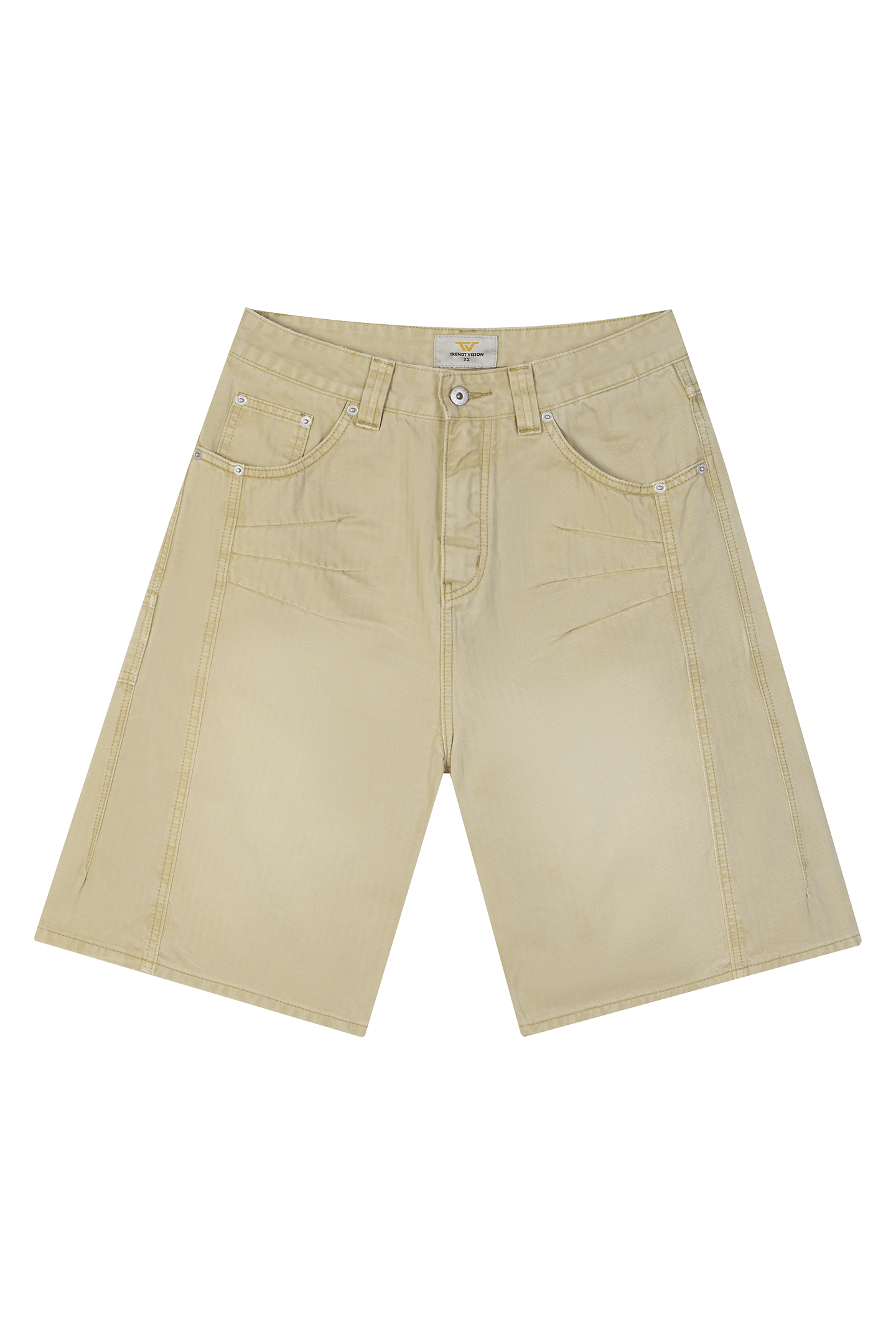 Herringbone Shorts Beige