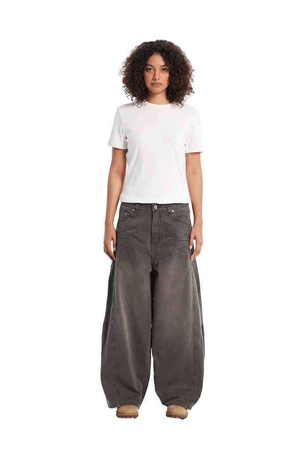 Herringbone Pants Brown