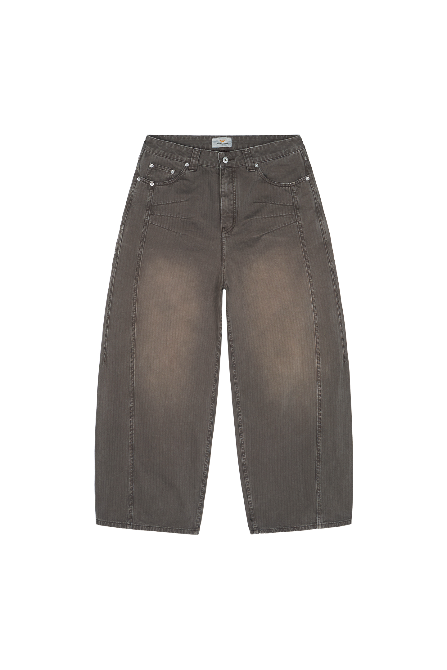 Herringbone Pants Brown