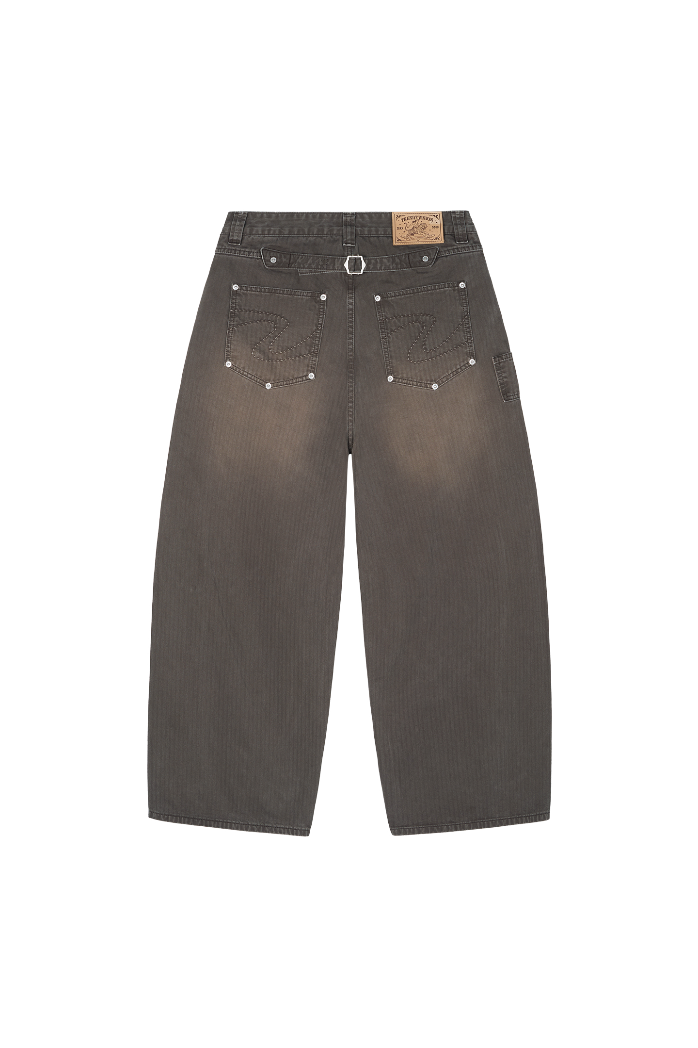 Herringbone Pants Brown