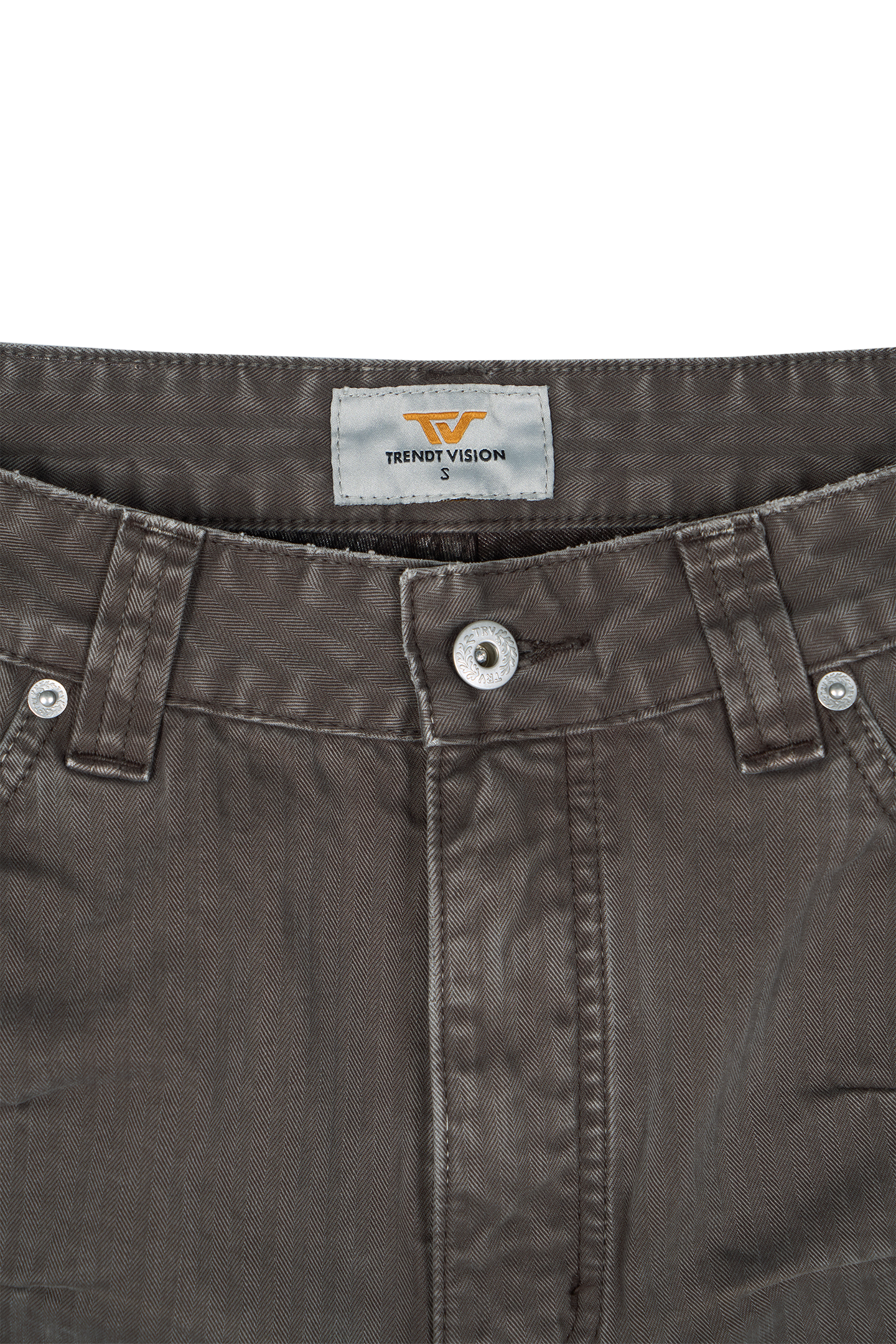 Herringbone Pants Brown