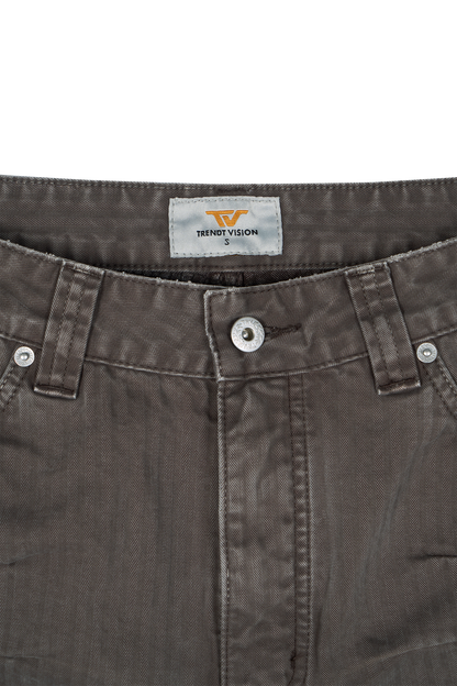 Herringbone Pants Brown