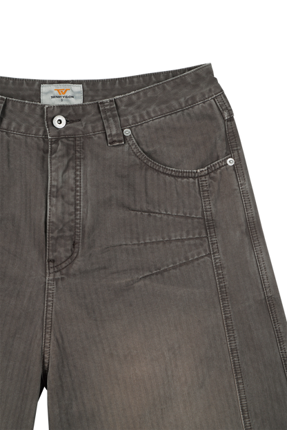 Herringbone Pants Brown