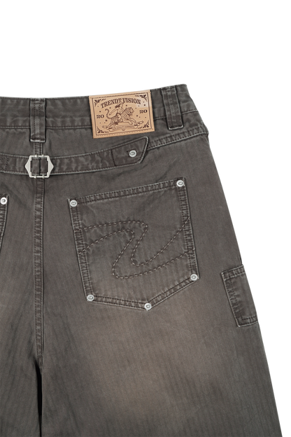 Herringbone Pants Brown