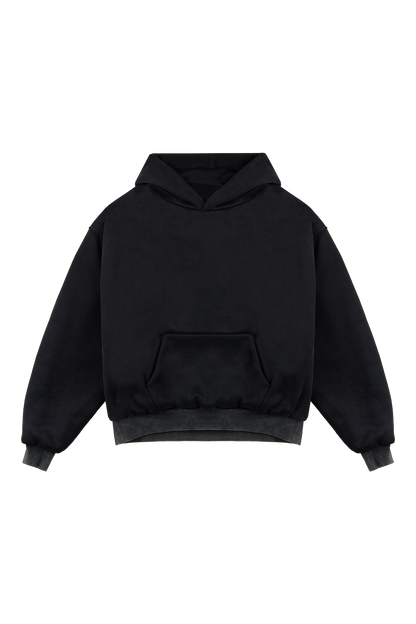 Black Double Layered Hoodie – Trendt Vision