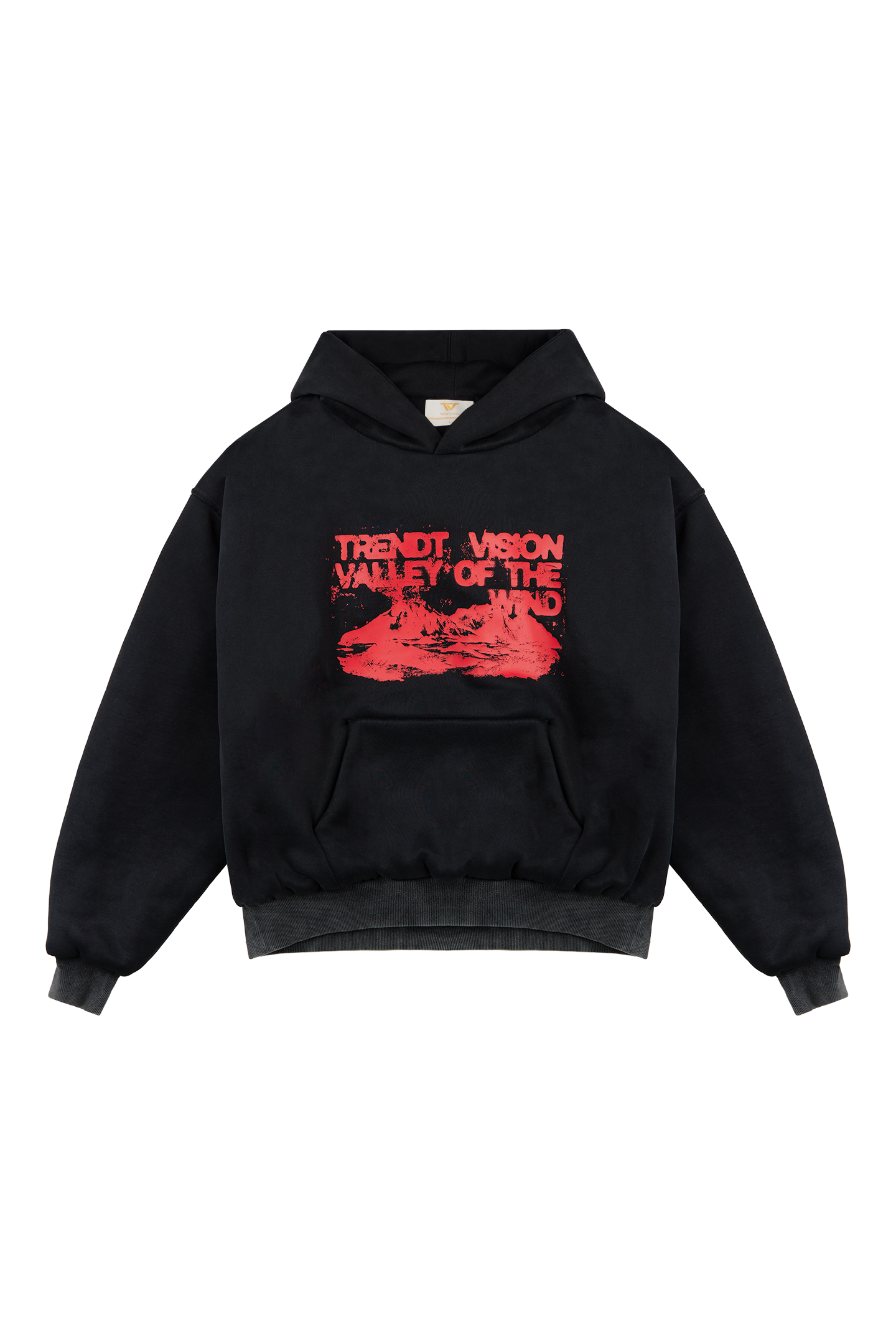 Black Double Layered Hoodie