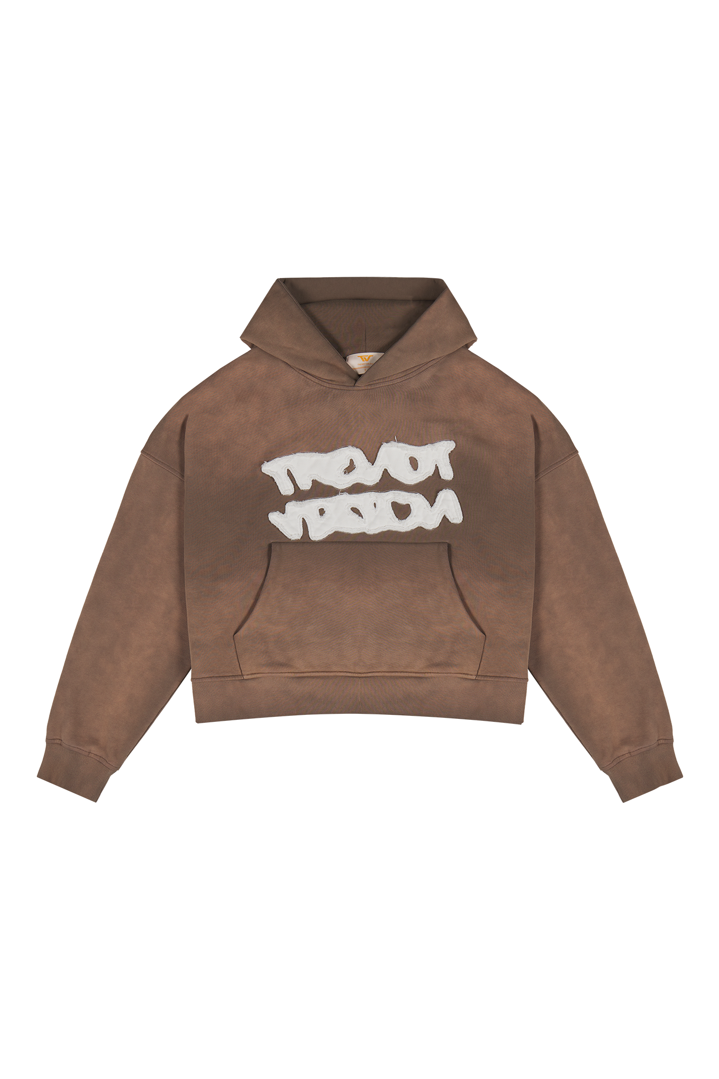 Brown Logo Hoodie