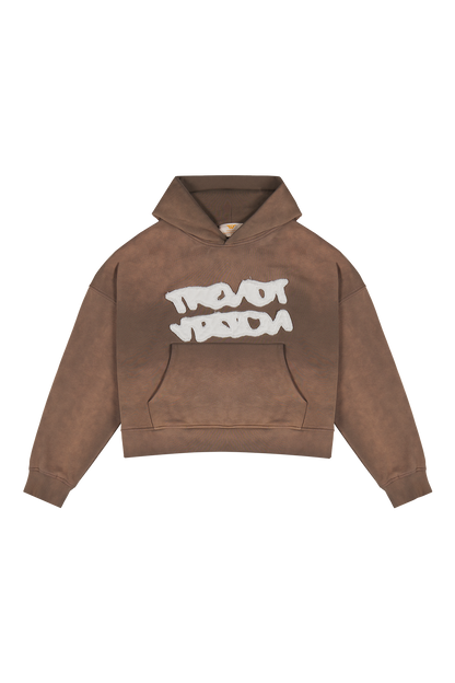 Brown Logo Hoodie
