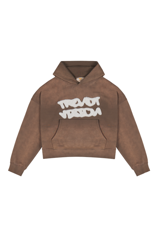 Brown Logo Hoodie