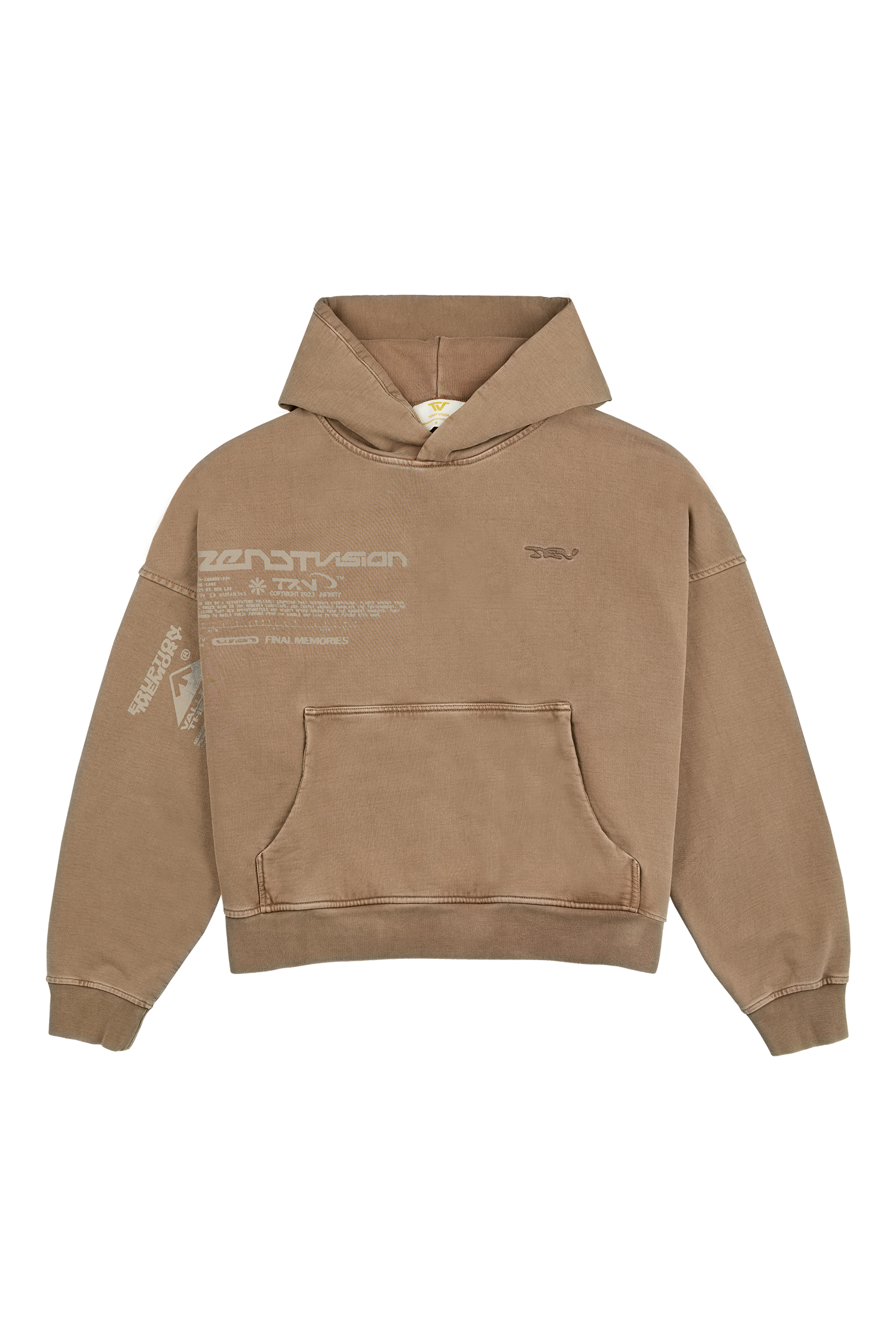 Brown "Eruption" Hoodie