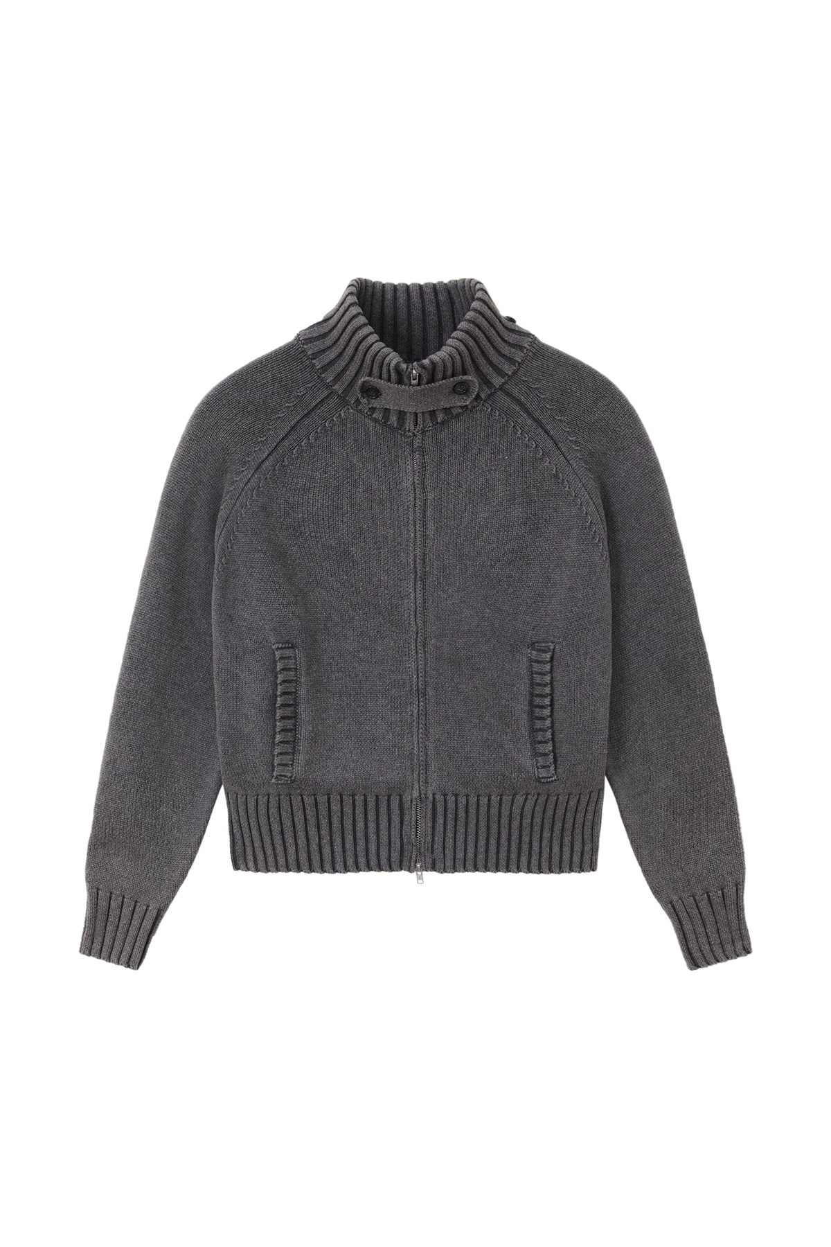 Washed Knit Jacket