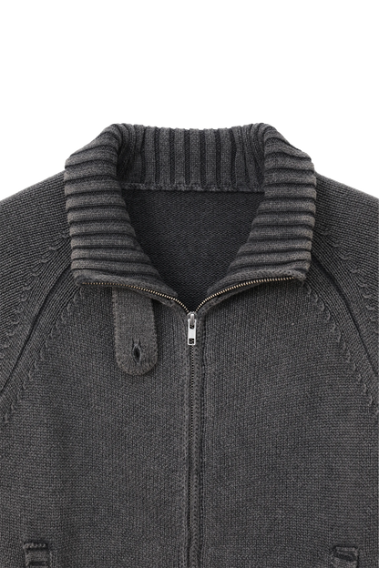 Washed Knit Jacket