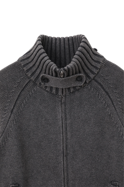 Washed Knit Jacket