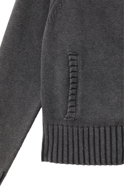 Washed Knit Jacket