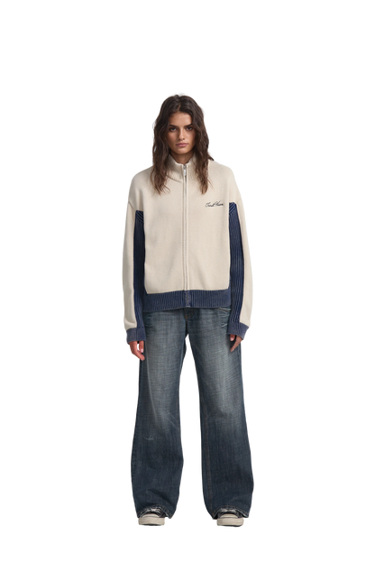 Knit Jacket Navy