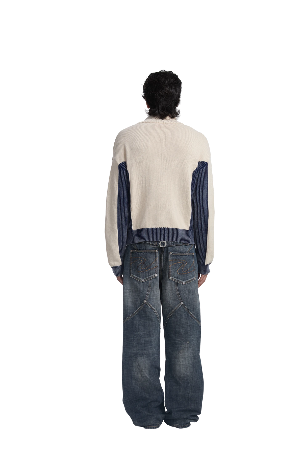 Knit Jacket Navy