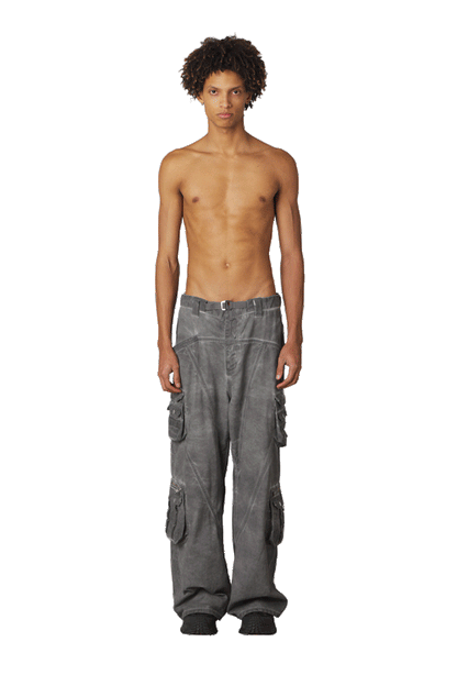 Heavy Wash Grey Cargo