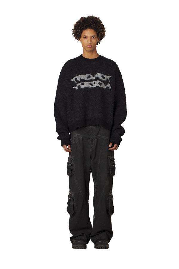 Mohair Logo Knit