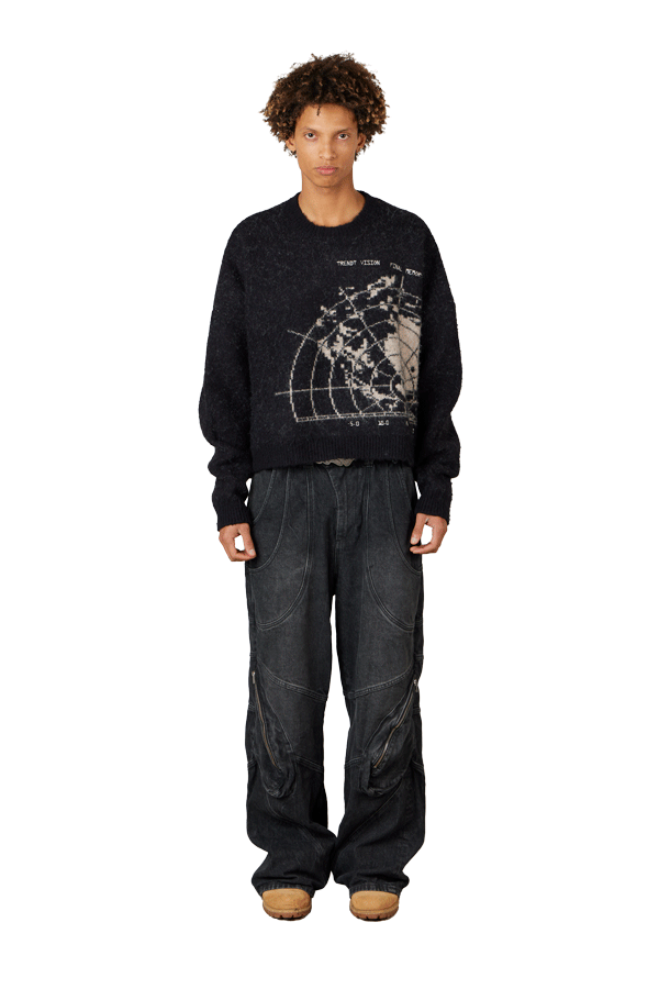Black Radar "Mohair" Knit
