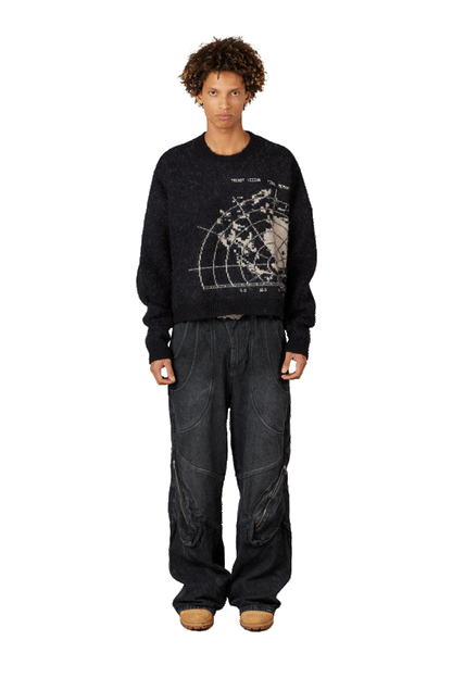 Black Radar "Mohair" Knit