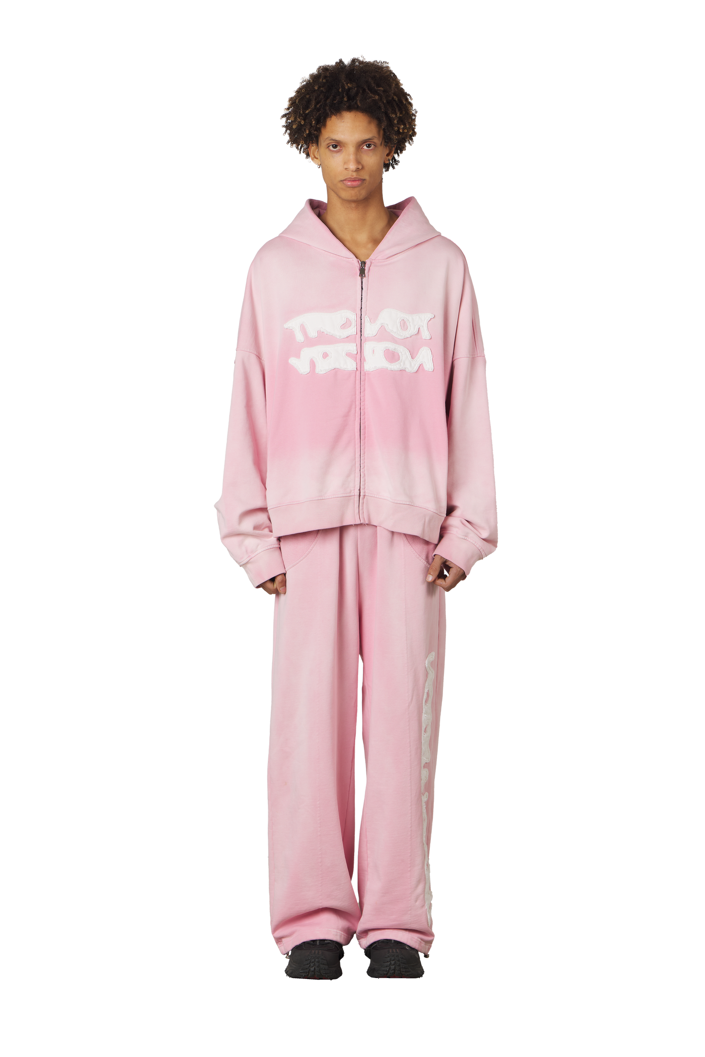 Pink Zip Up Hoodie