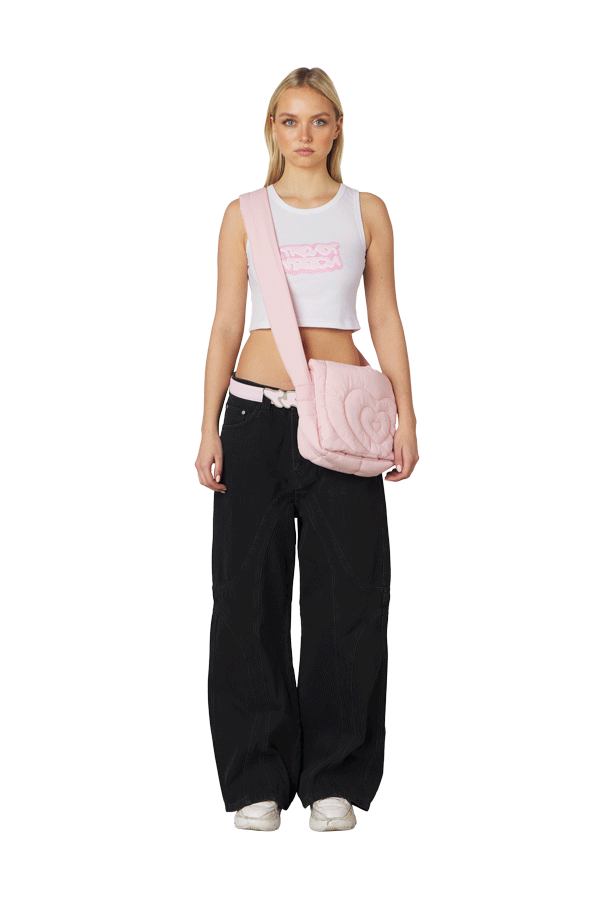 Pink Puffer Bag