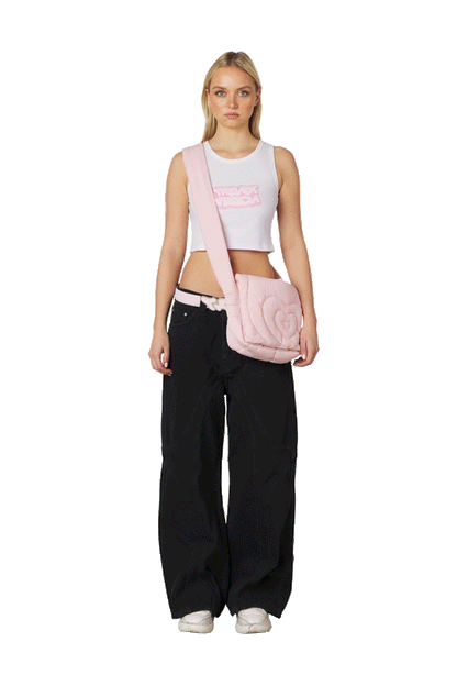 Pink Puffer Bag