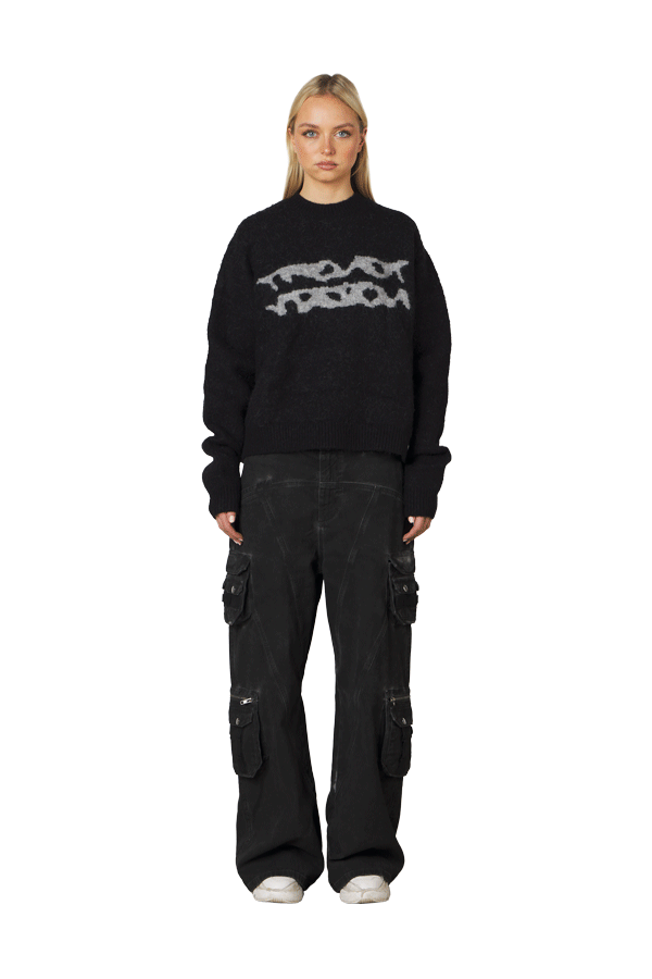 Mohair Logo Knit