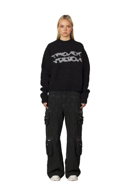 Mohair Logo Knit