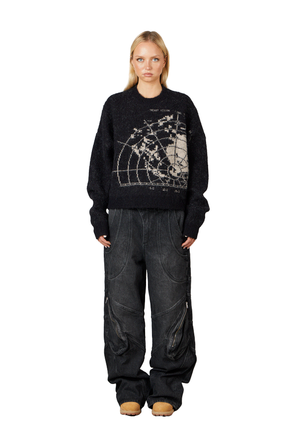 Black Radar "Mohair" Knit