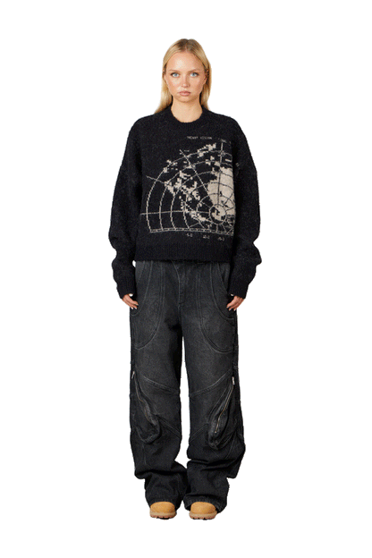 Black Radar "Mohair" Knit