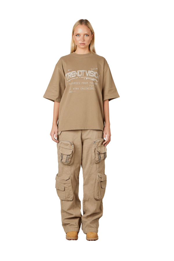 Brown "Engineering" Tee