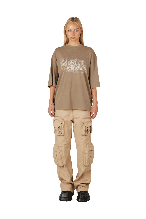 Brown Logo Tee
