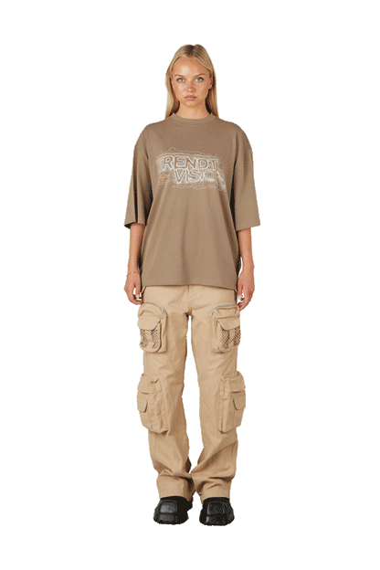 Brown Logo Tee