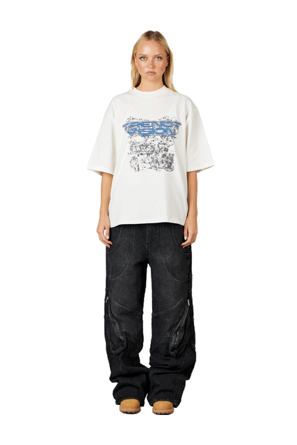 White "Rapyuta" Tee