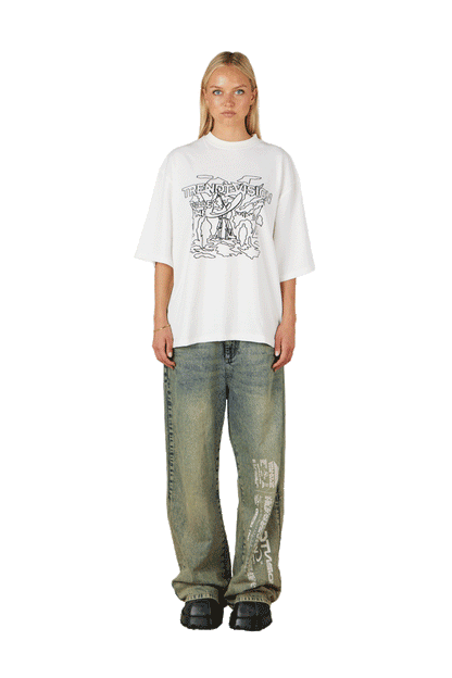 White Satelite Tee
