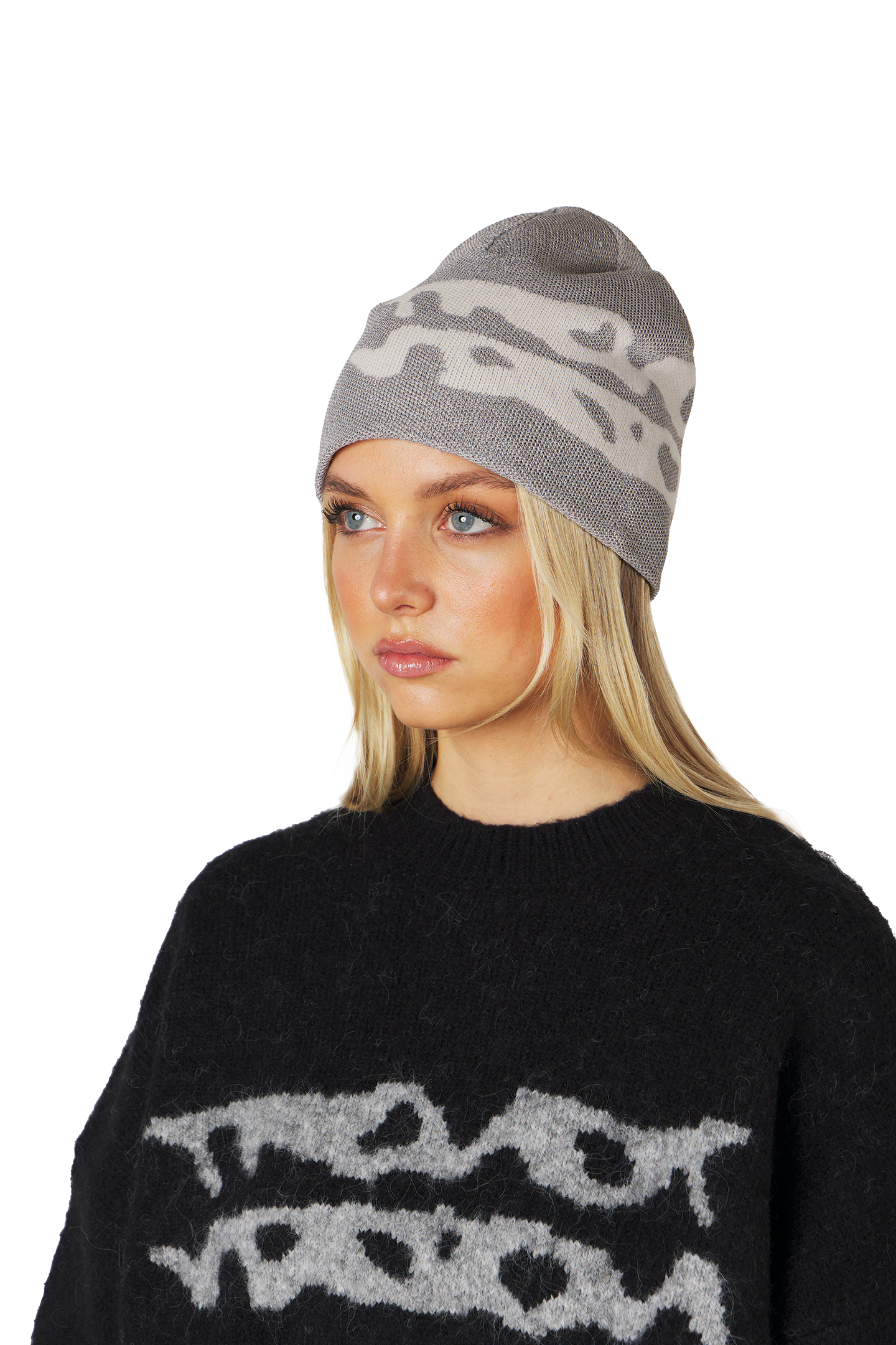 Grey Heat Reactive Beanie