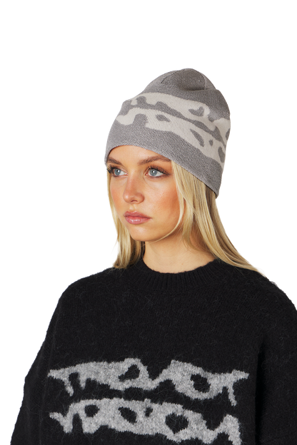 Grey Heat Reactive Beanie