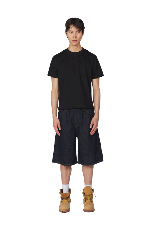 Black Slim / Regular Fit Tee