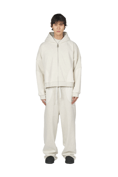 Heather Grey Zip Hoodie