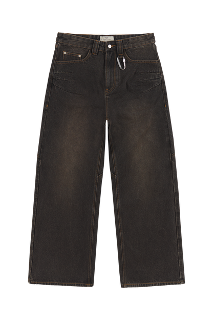 Mud Brown Denim Jeans