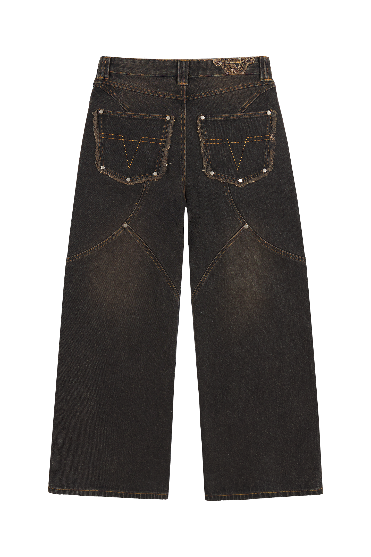 Mud Brown Denim Jeans
