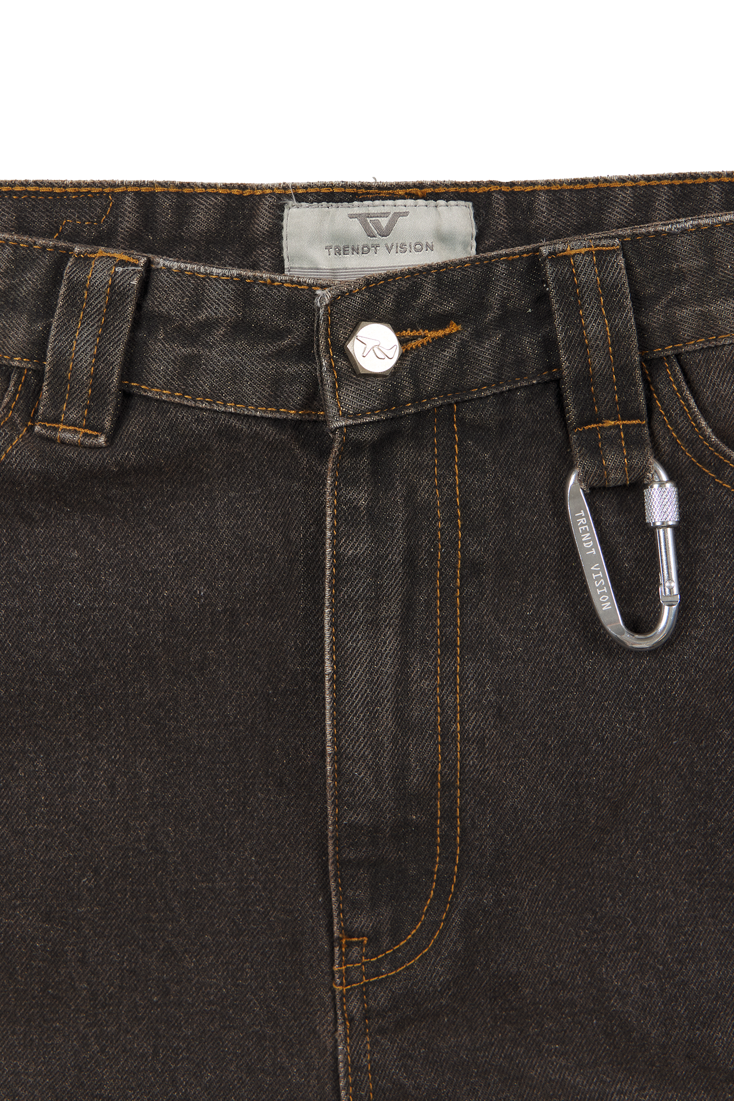 Mud Brown Denim Jeans