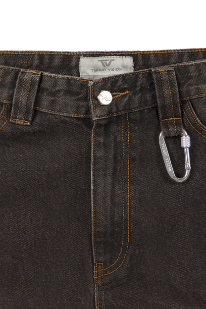 Mud Brown Denim Jeans