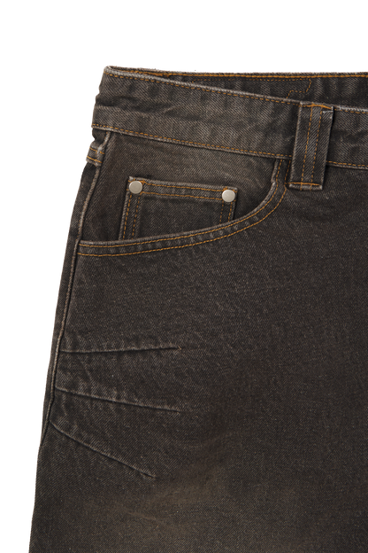 Mud Brown Denim Jeans