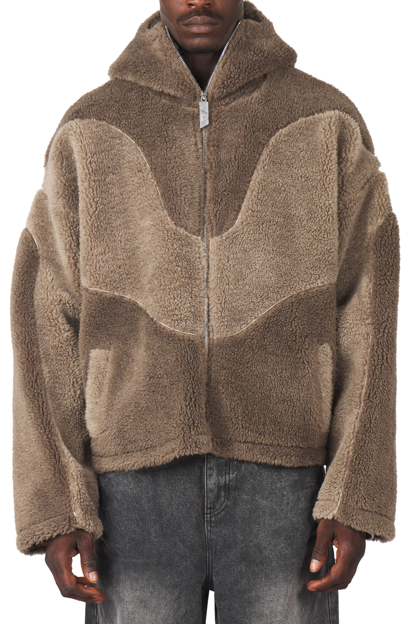 Mud Brown Fleece Jacket