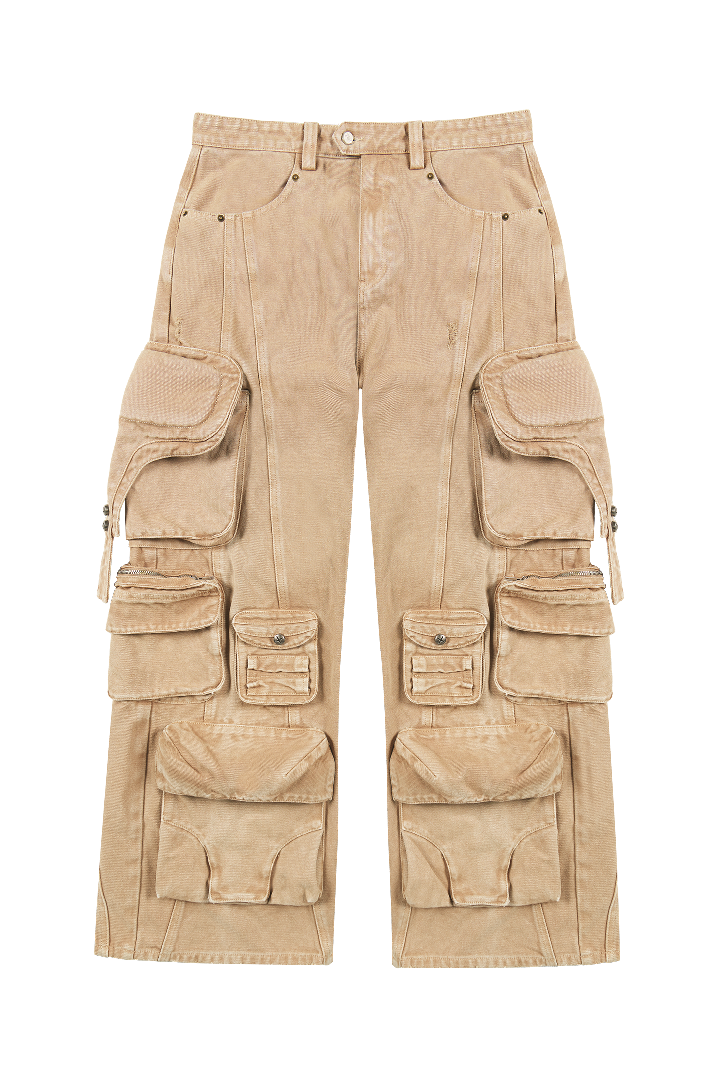 Multi Pocket Safari Cargo Pants
