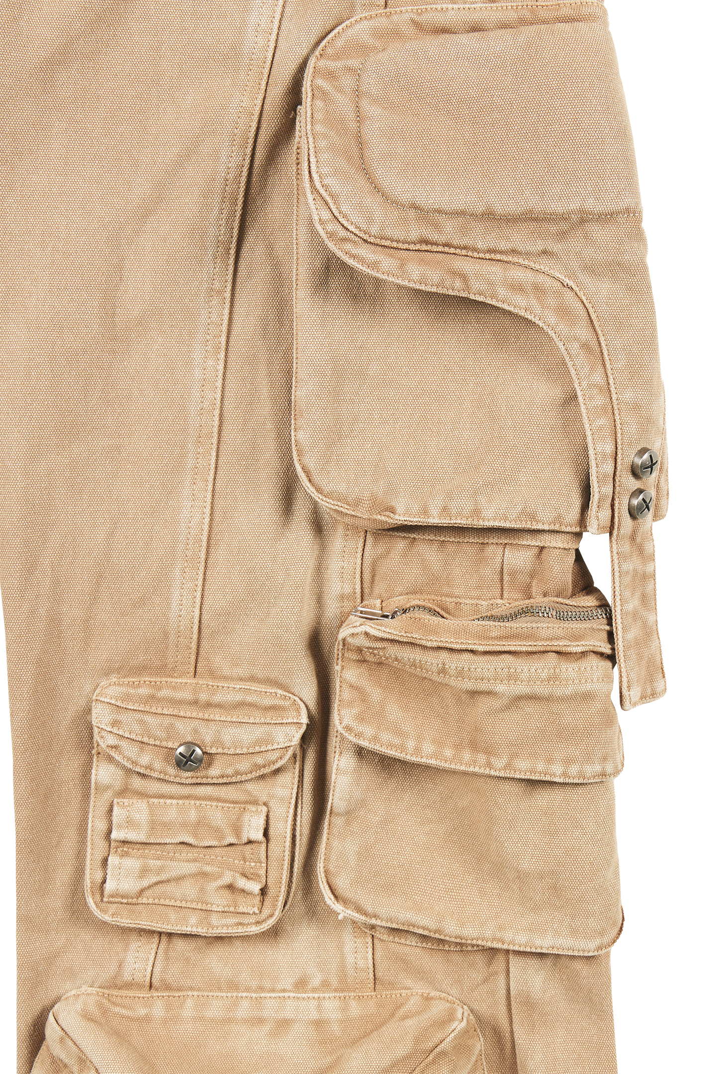 Multi Pocket Safari Cargo Pants