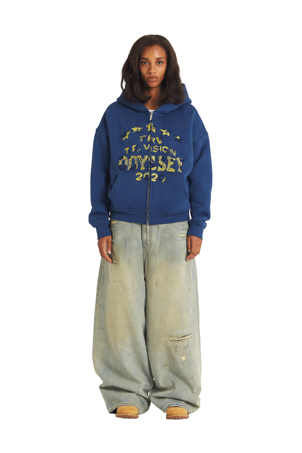 Odyssey Zip-Hoodie Blue