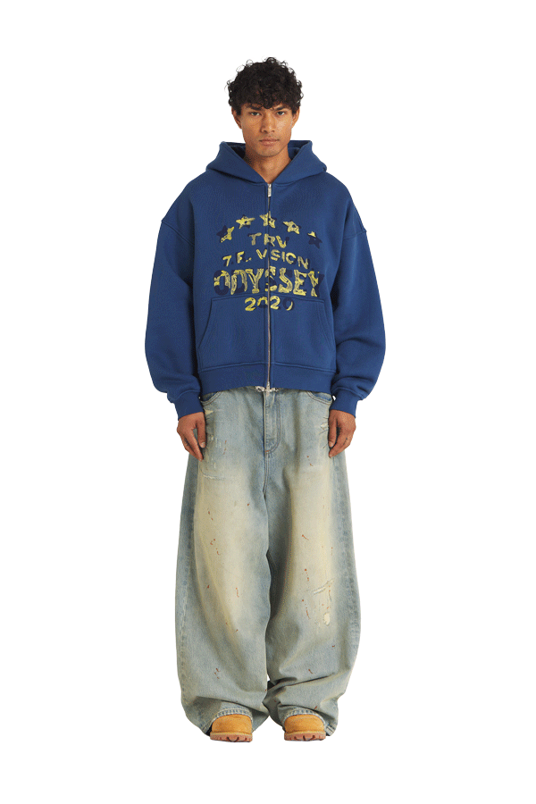Odyssey Zip-Hoodie Blue